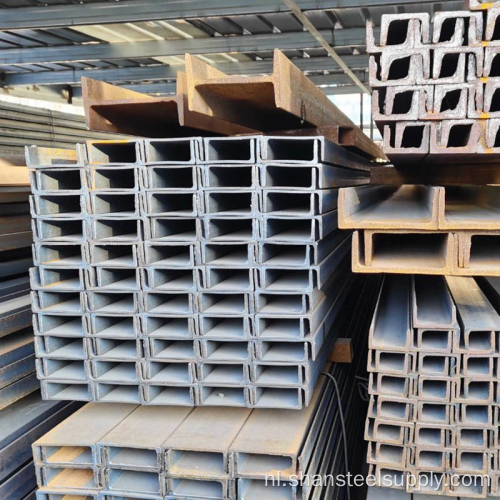 Heet opgerolde C/U Beam Channel Steel S235JR/S355JR/A36/SS400